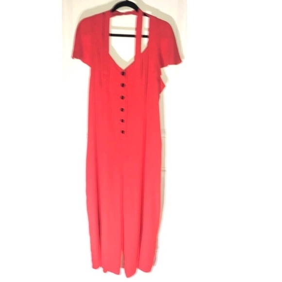 ASOS Red Jumpsuit Size 14 - Picture 2 of 9